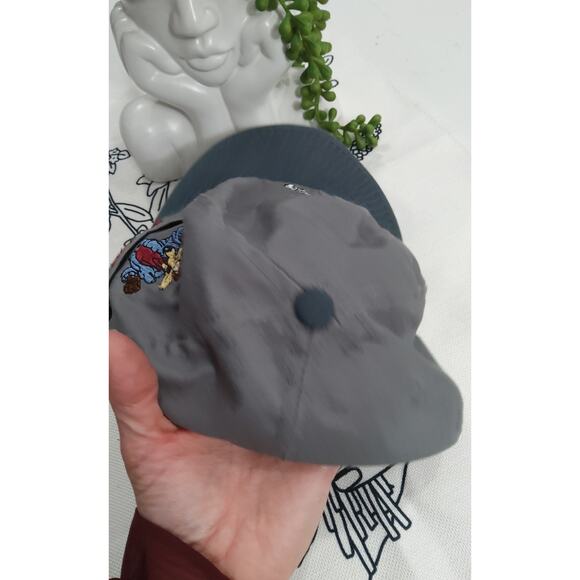 Vtg Space Jam Love your melon snapback hat 1991 Adults Looney Tunes gray o/s USA - Picture 9 of 9